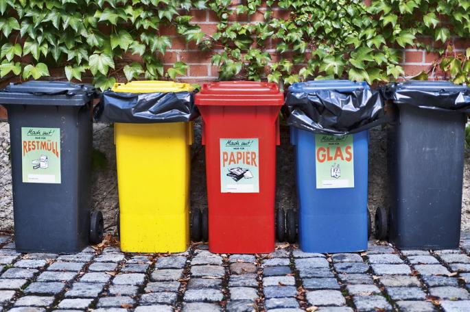 Image result for rubbish bin street colour