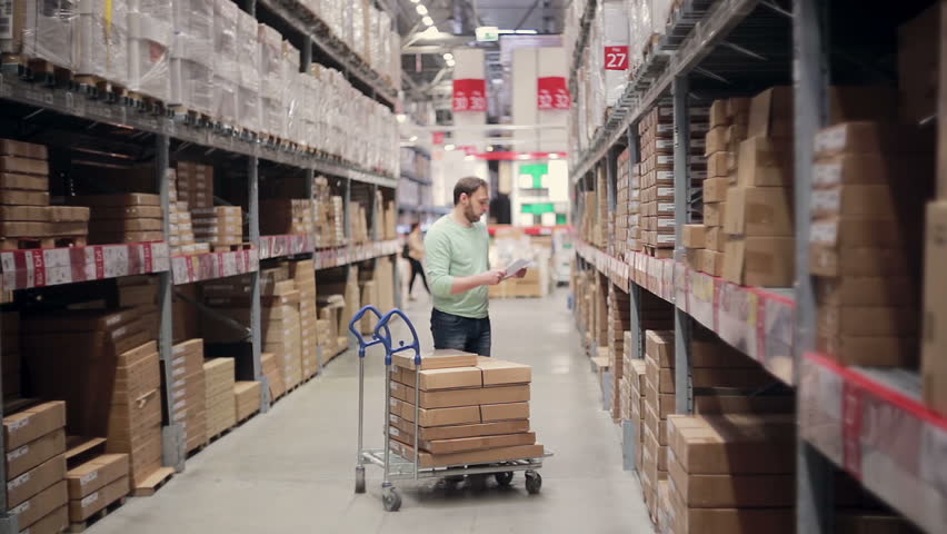 Eezee Trolley in warehouse