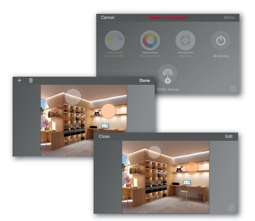 LED, Smart Home, App