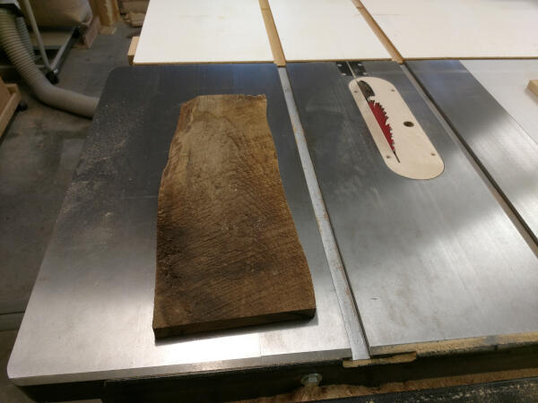 rough cut unsquare board