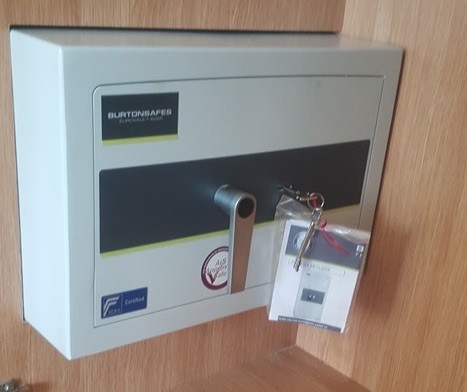 key operated safe installation north london