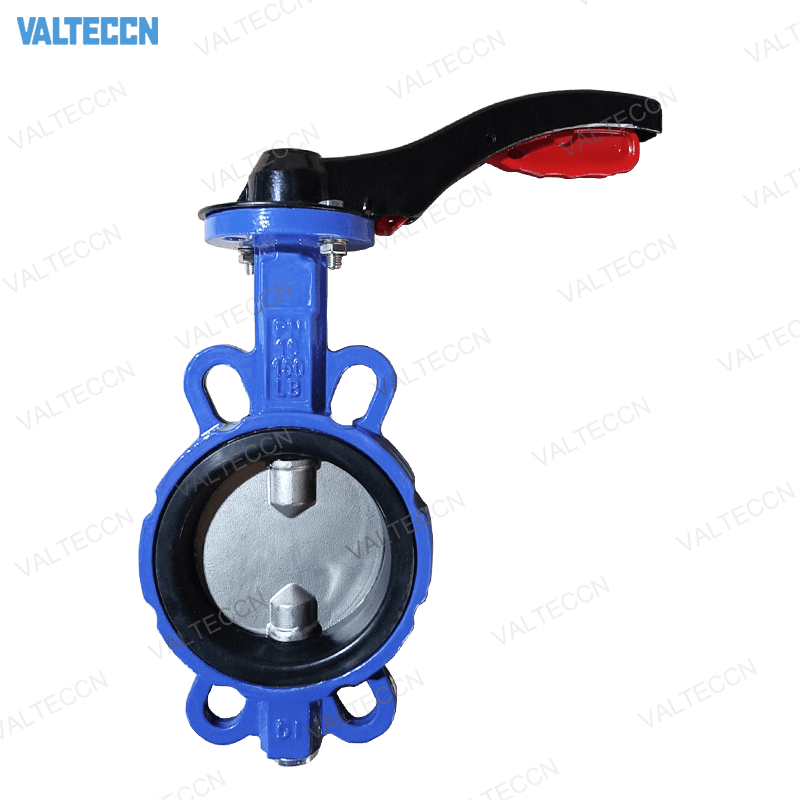 Double Half Shaft hard back Wafer Butterfly Valve