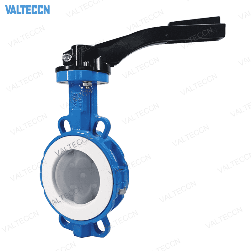 PTFE Lined Wafer Butterfly Valve