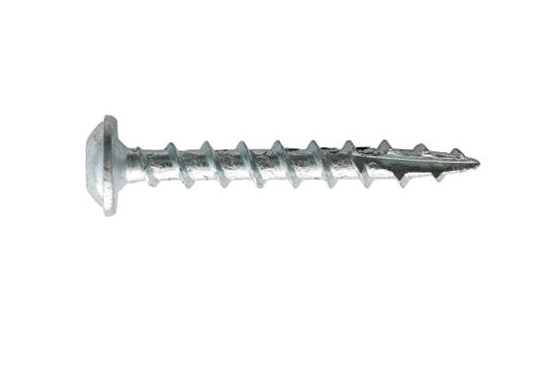 Durasping Screw, Screw #8 x 1-1/4", #2 Square, Round Washer, Type 17 #08X125CBACTS